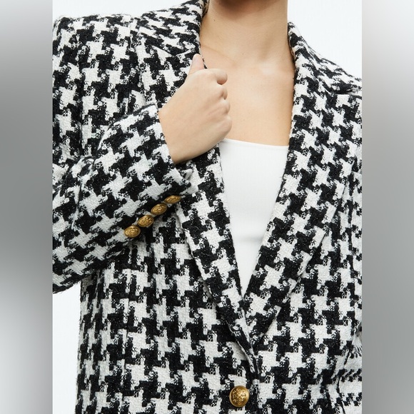 Alice + Olivia Colley Long Tweed Coat - Picture 5 of 16